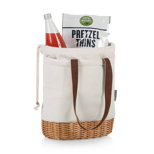 Pico Canvas and Willow Insulated Basket Tote