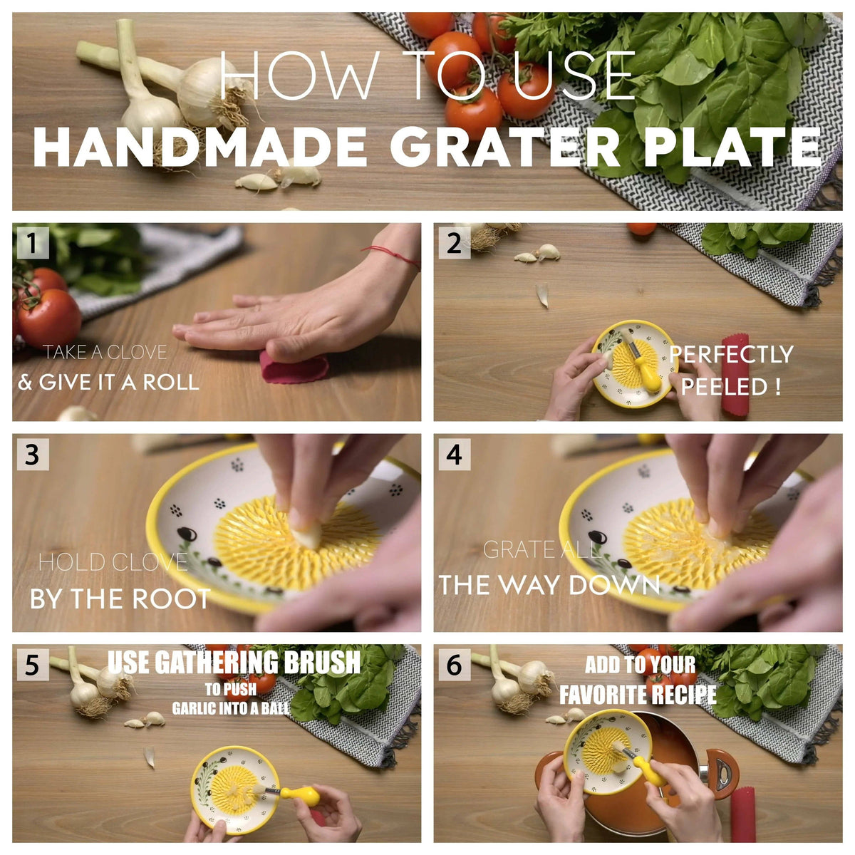 Ceramic Grater Bowl