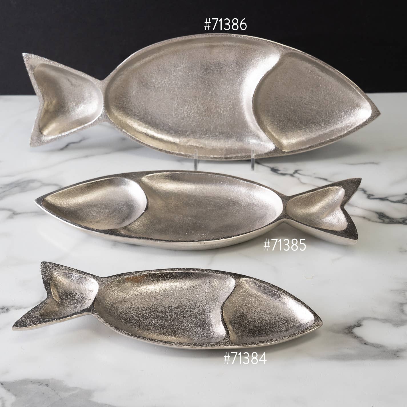 Small Nickel Fish Dish