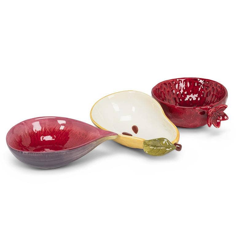 Small Fig Shaped Bowl-5"L