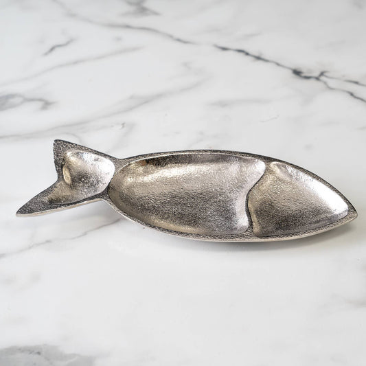 Small Nickel Fish Dish