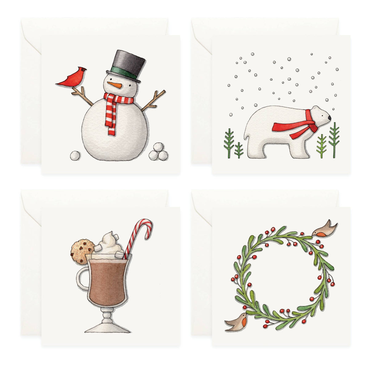 Mini Cards Set / A Merry X'mas