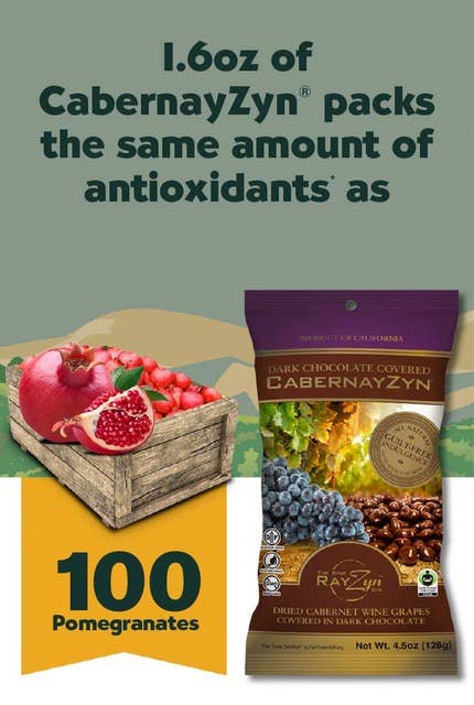 Gourmet Dark Chocolate Cabernet Wine Raisins®