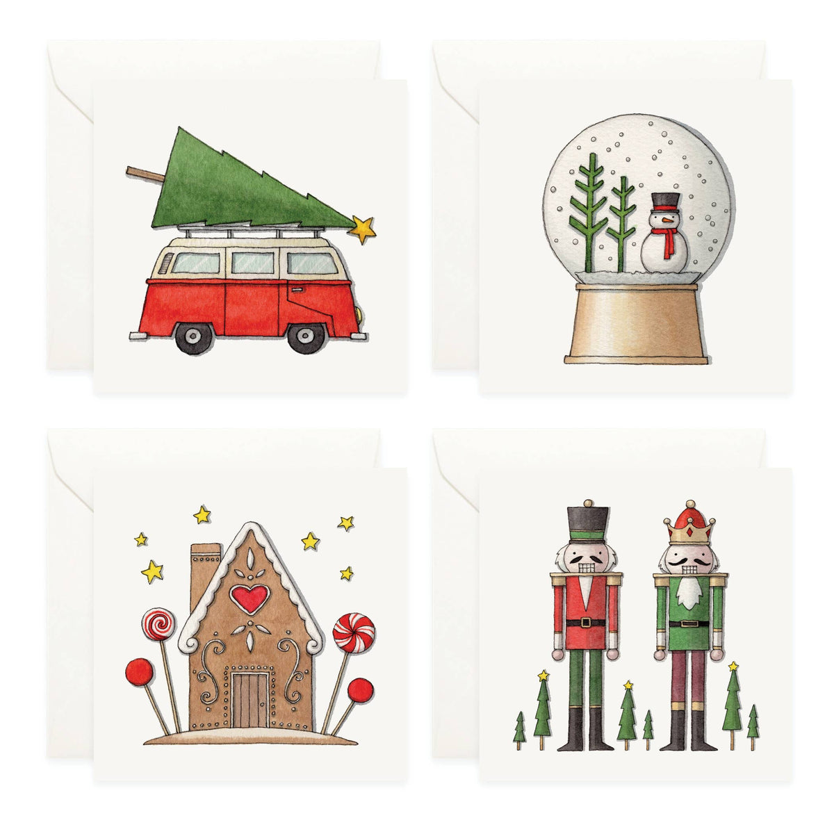 Mini Cards Set / A Merry X'mas