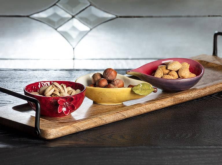 Small Fig Shaped Bowl-5"L