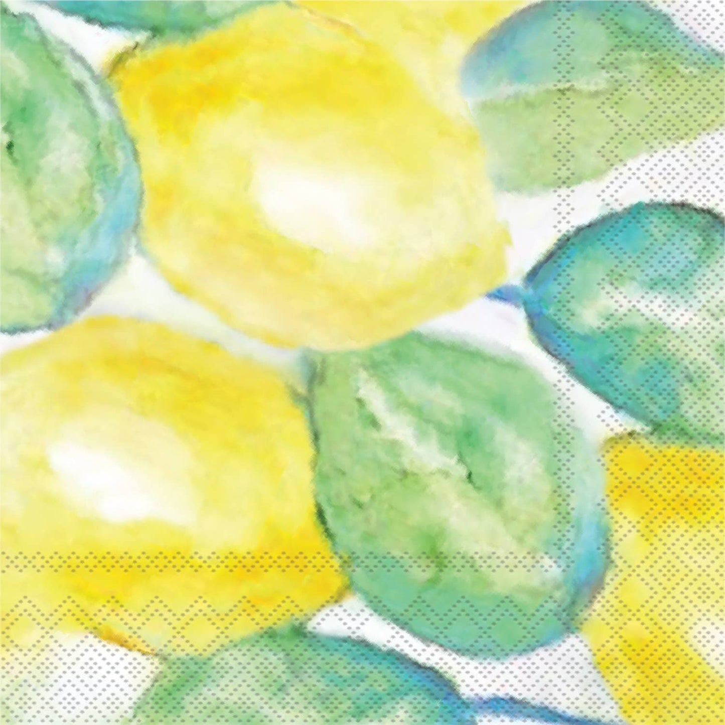 Paper Cocktail Napkin 20 Ct Lemon Verbena Mangiacotti