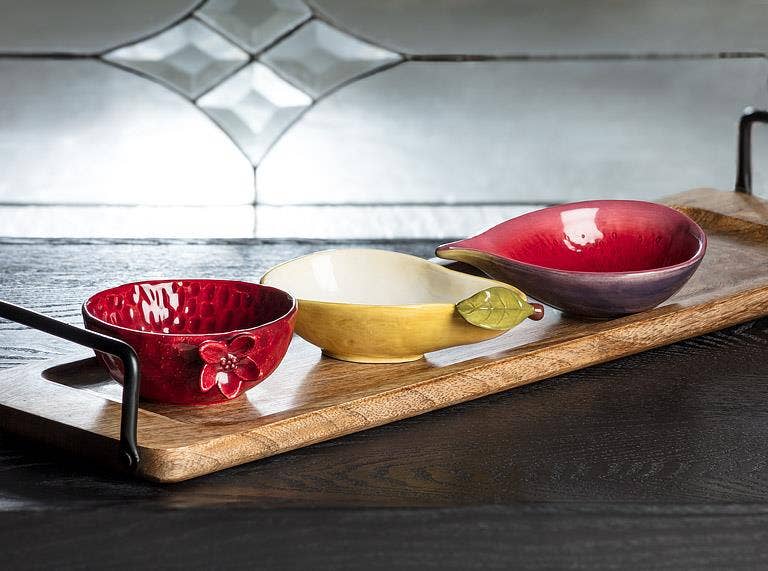 Small Fig Shaped Bowl-5"L