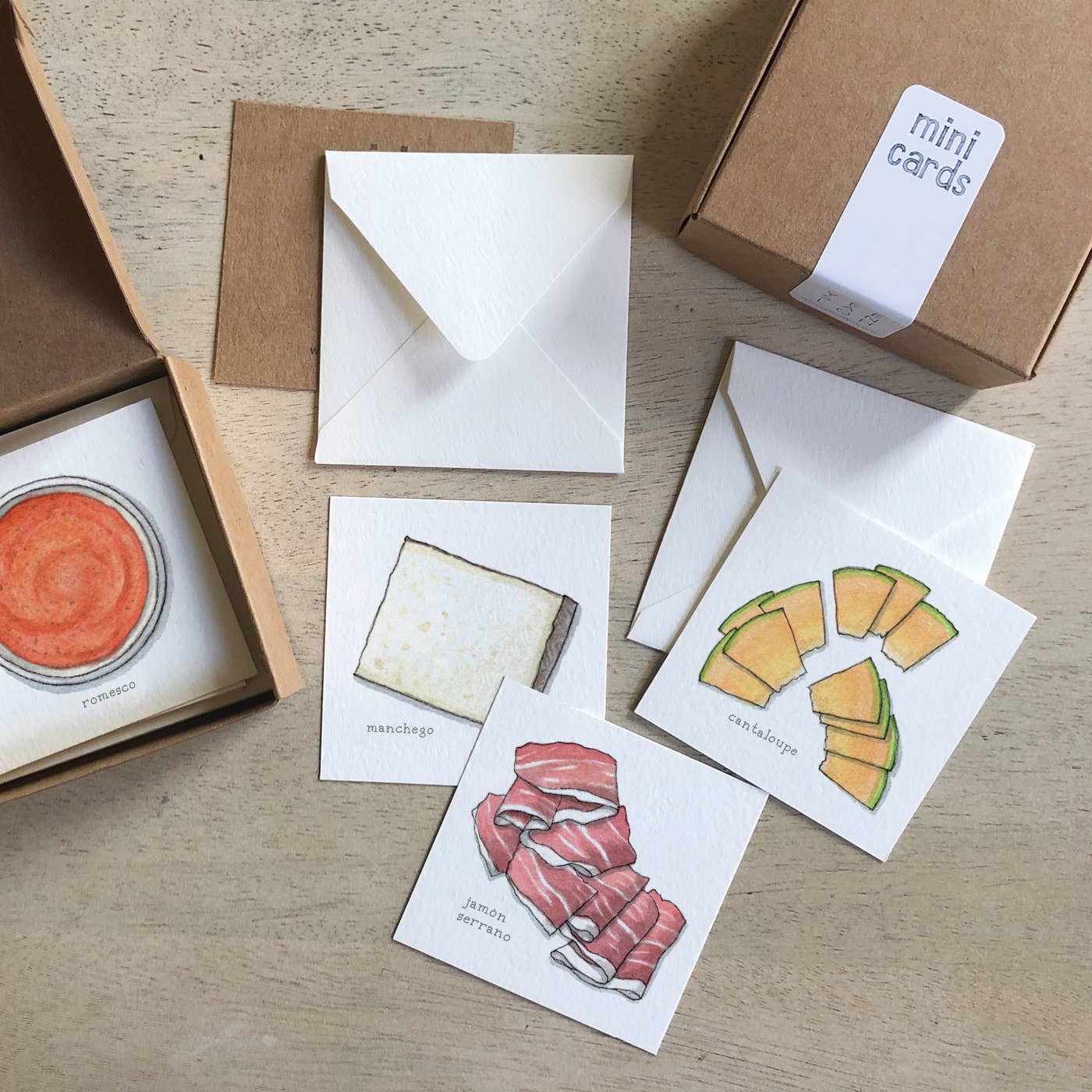 Mini Cards Set / Charcuterie Boards