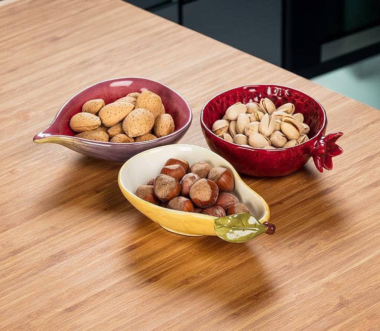 Small Fig Shaped Bowl-5"L