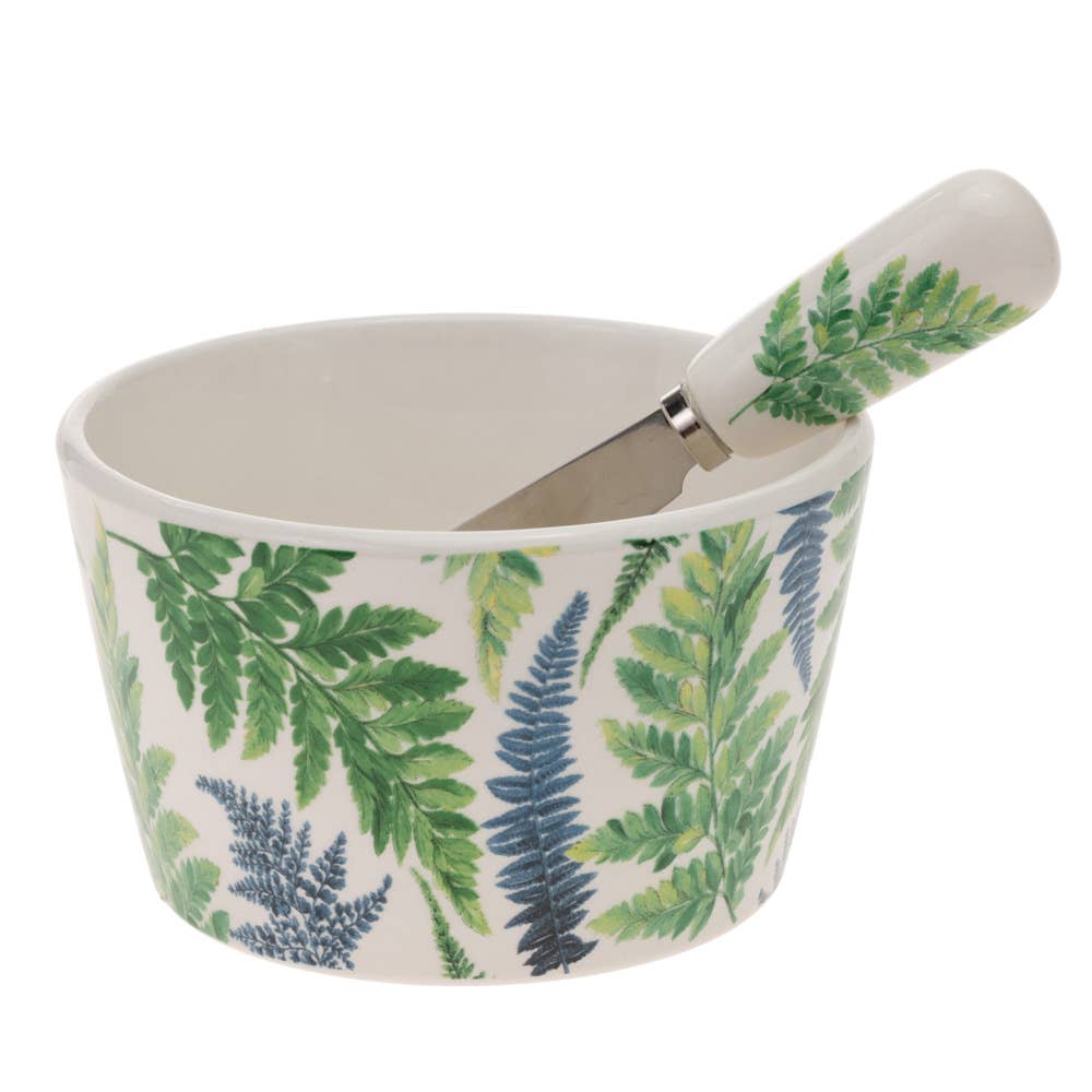 Arwea Ceramic Bowl & Spreader