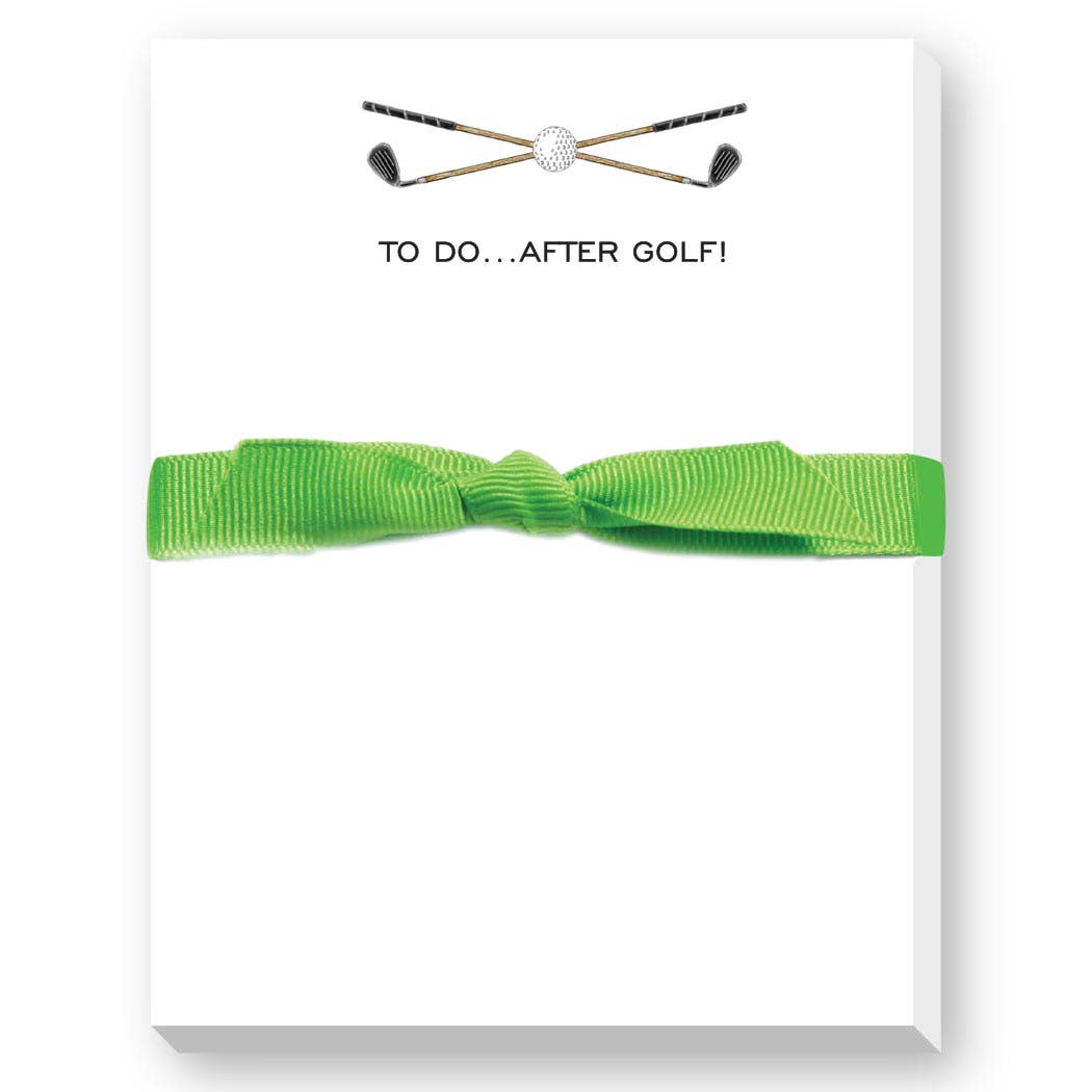 TO DO AFTER GOLF MINI NOTEPAD