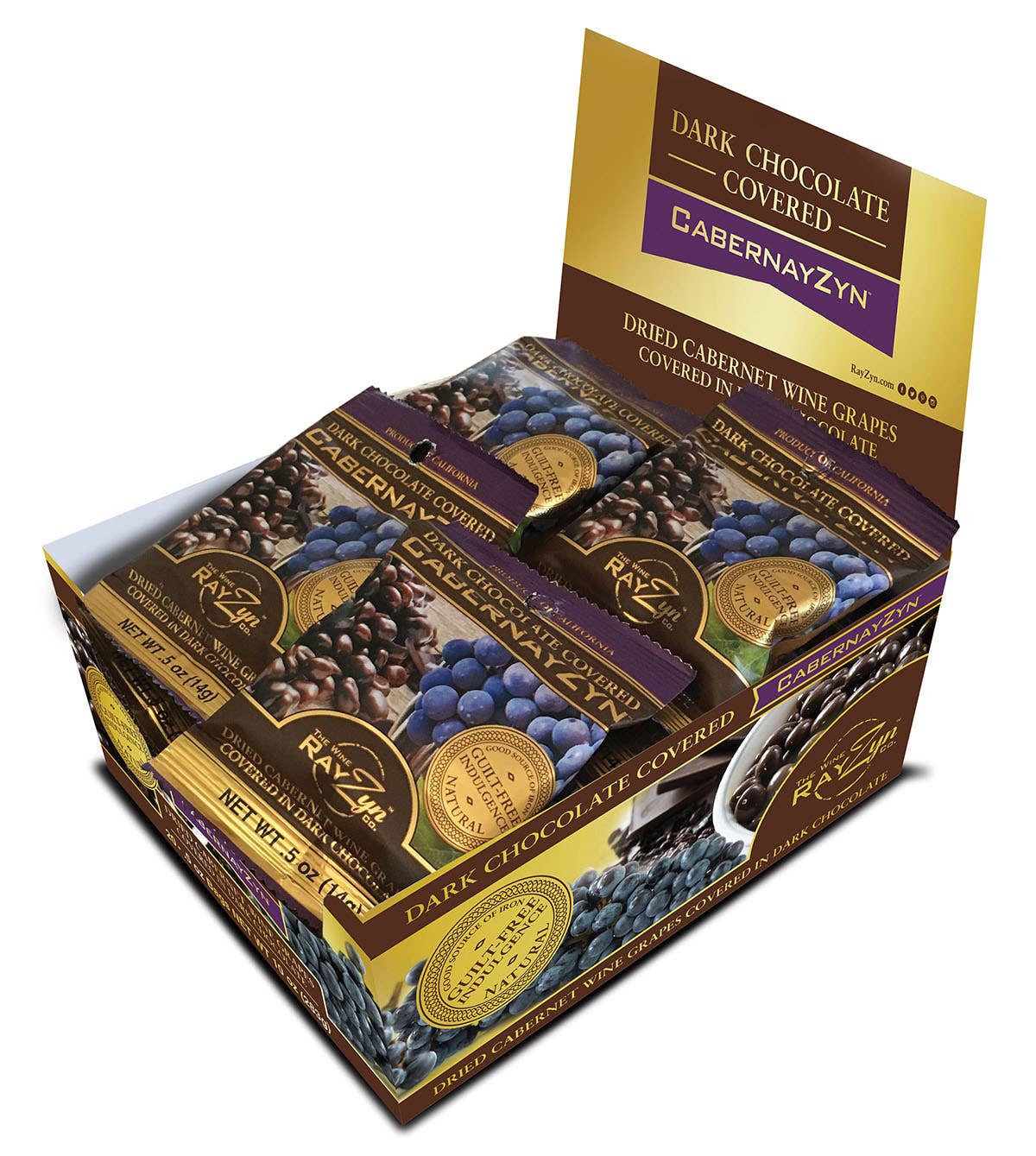 Gourmet Dark Chocolate Cabernet Wine Raisins®