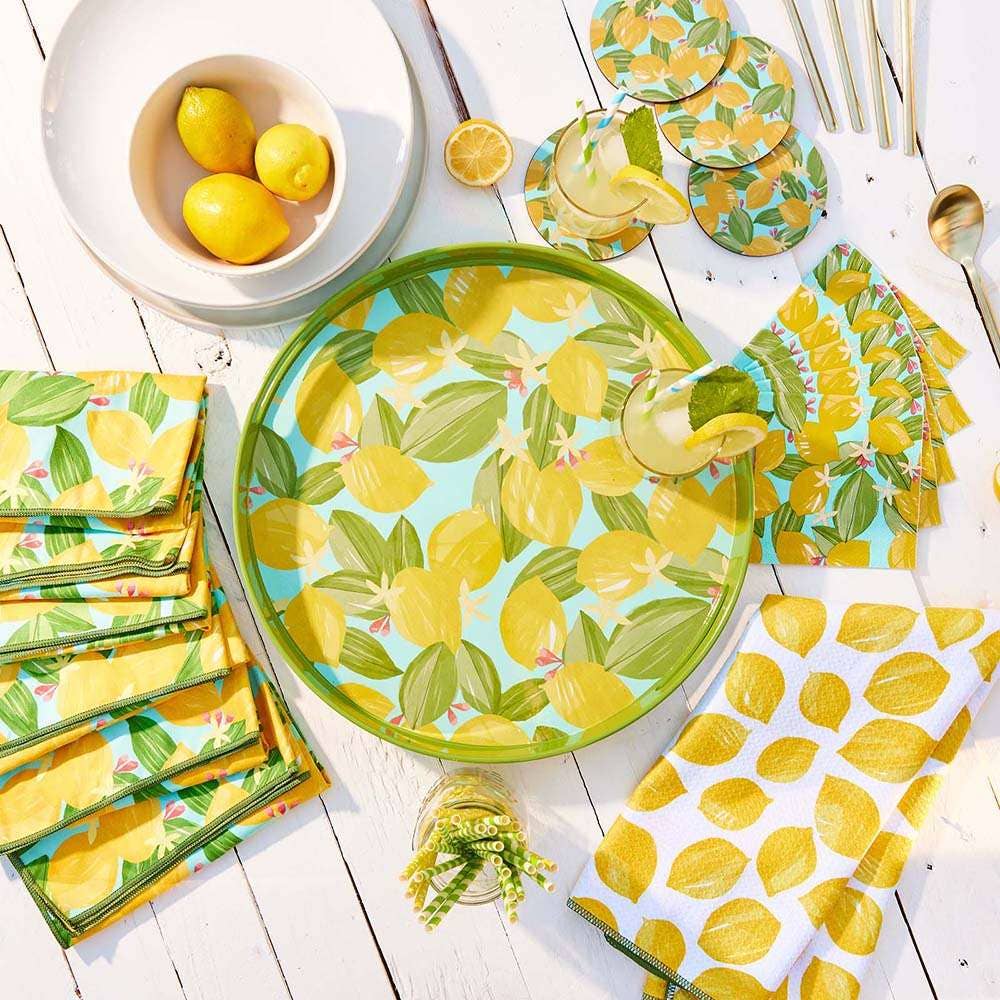 Limone Cotton Kitchen Towels