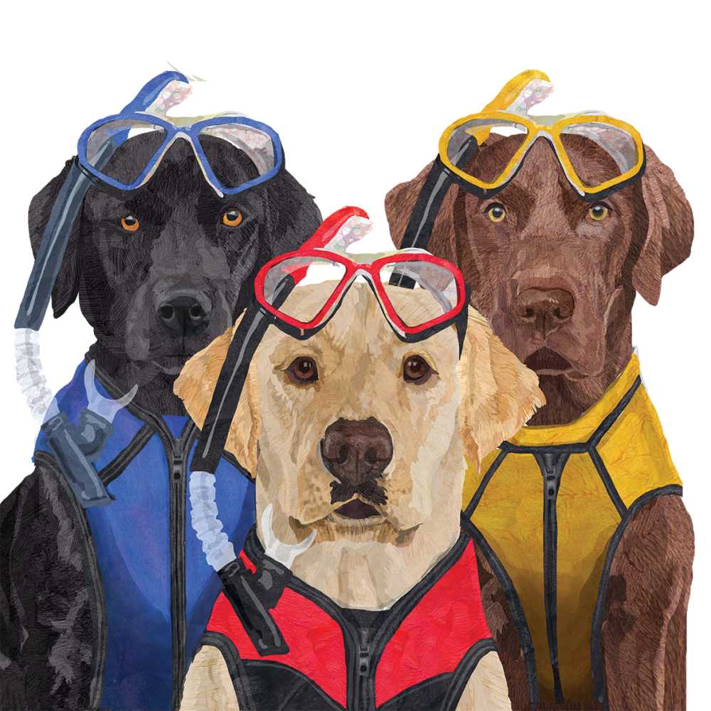 Dog Three Musketeers Napkins