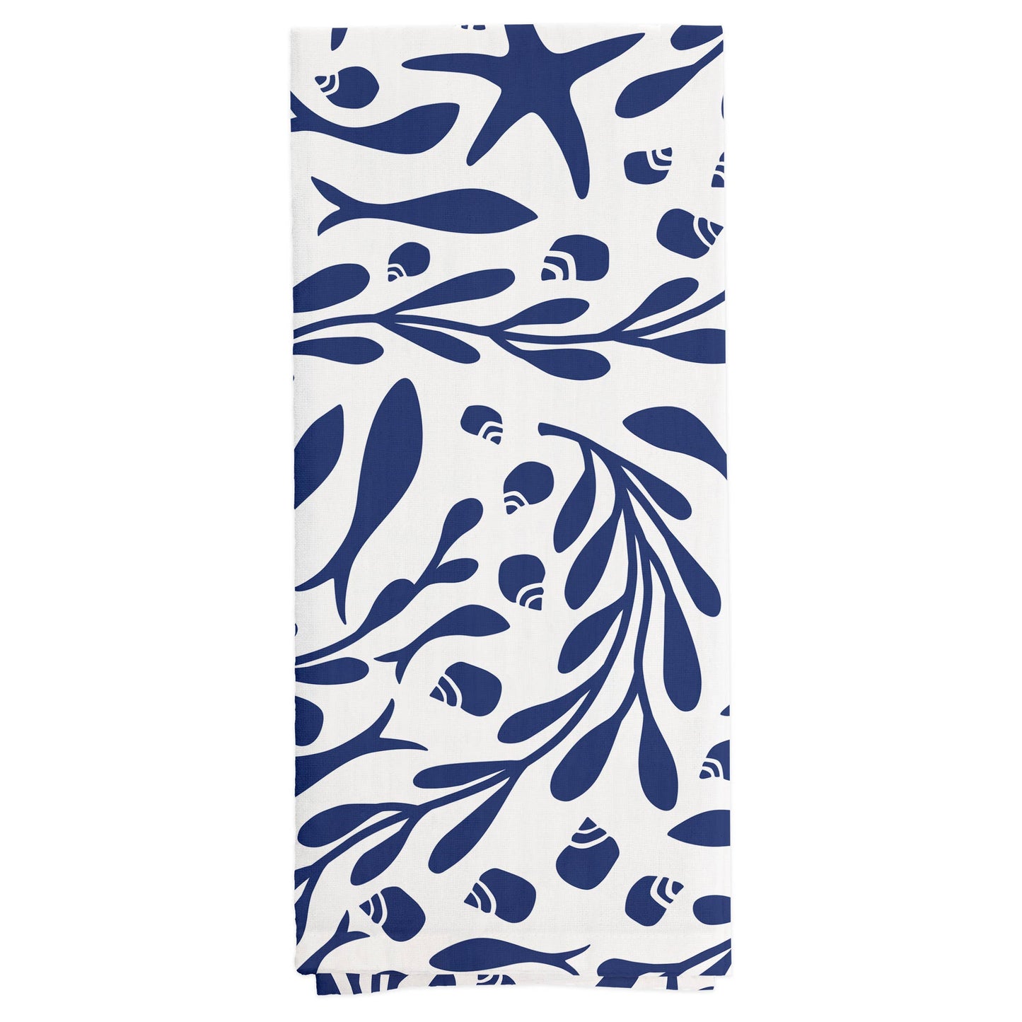 Tidepool White Cotton Tea Towels