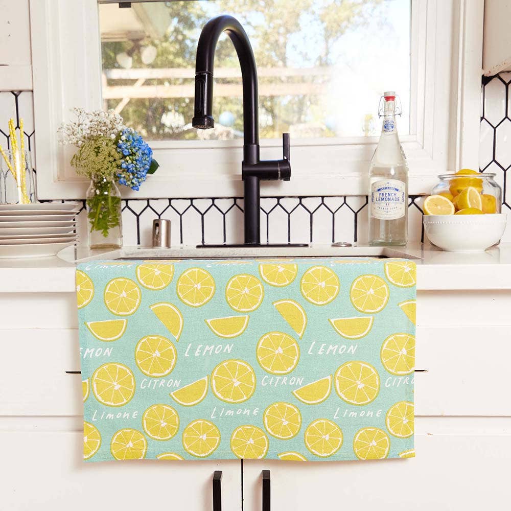 Limone Cotton Kitchen Towels
