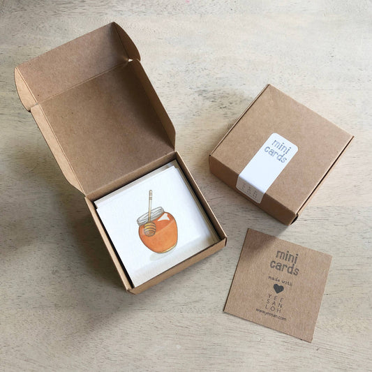 Mini Gift Card Set / Bees & Honey