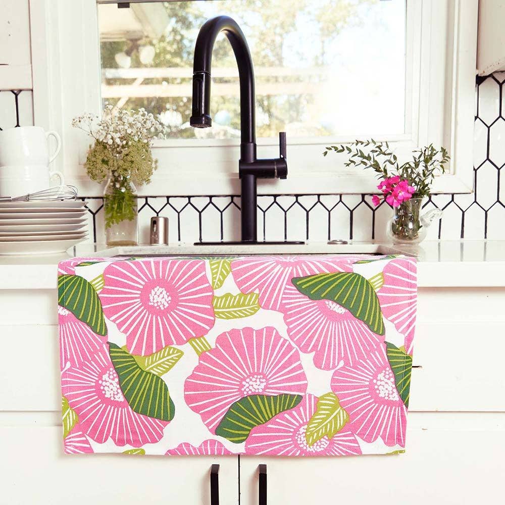 Poppy Papaver Cotton Kitchen Towels