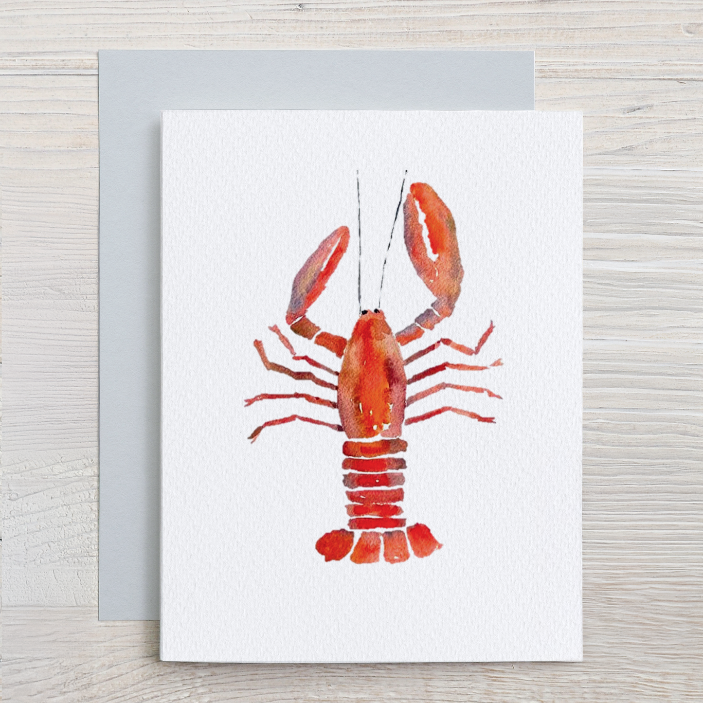 Watercolor Coastal Card Set: 6 Assorted Shell & Buoy Designs