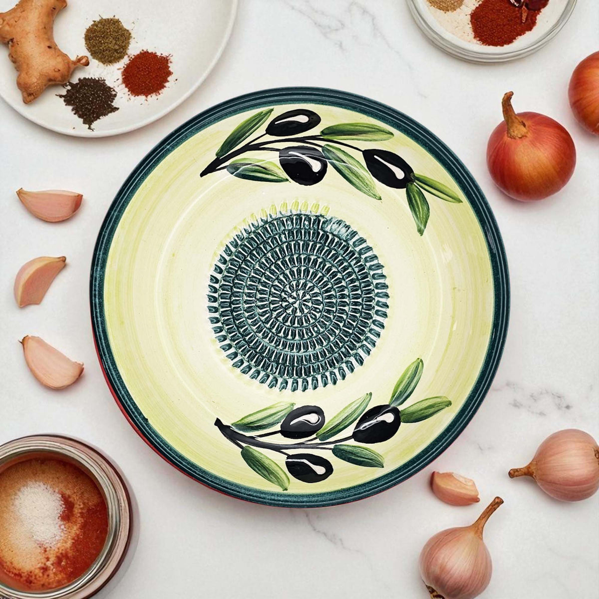 Ceramic Grater Bowl