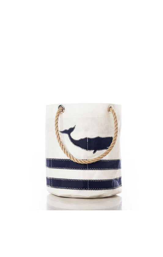 Stripe Whale Beverage Bucket