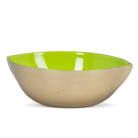 Lime Shaped Enamel Bowl