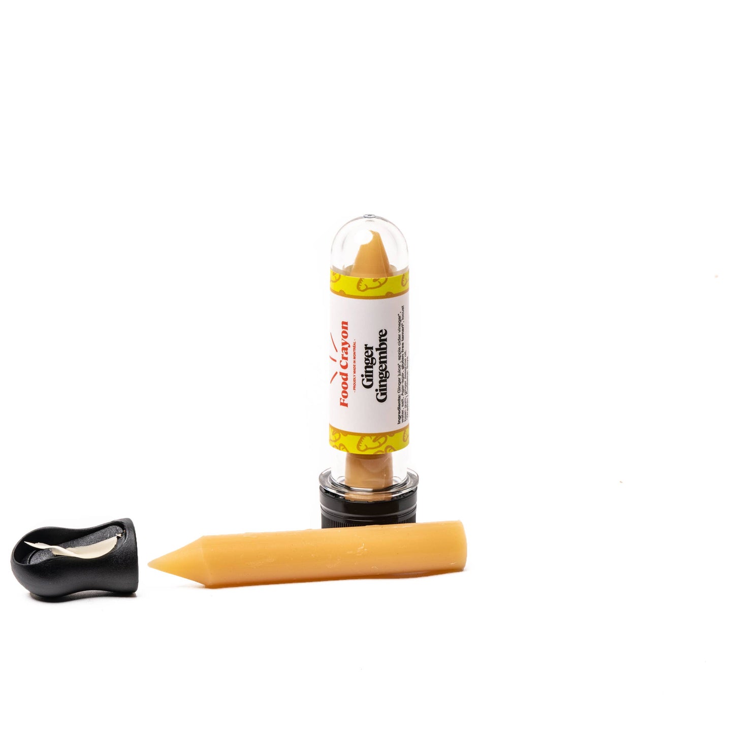 Ginger Food Crayon w/Sharpener