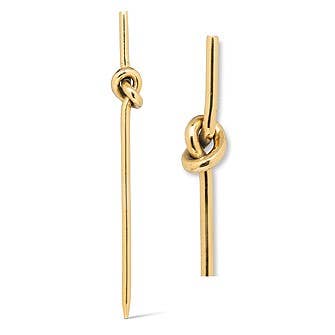 Gold Knot Cocktail Pick