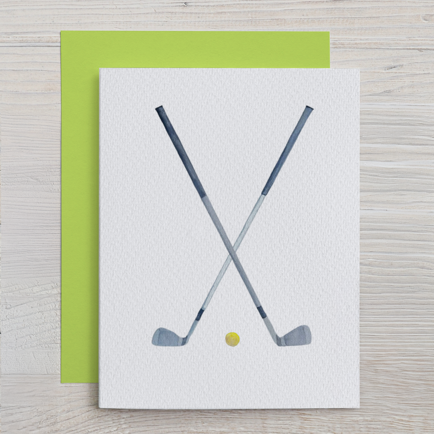 Watercolor Golf Note Card Set (6 assorted designs)