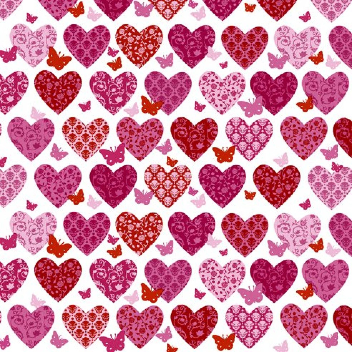 Mixed Hearts Paper Cocktail Napkins