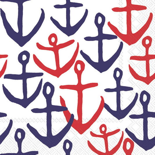 Anchors Away Paper Cocktail Napkins