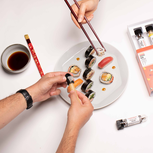 Black Garlic Food Crayon with Sharpener