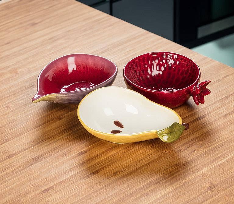 Small Fig Shaped Bowl-5"L
