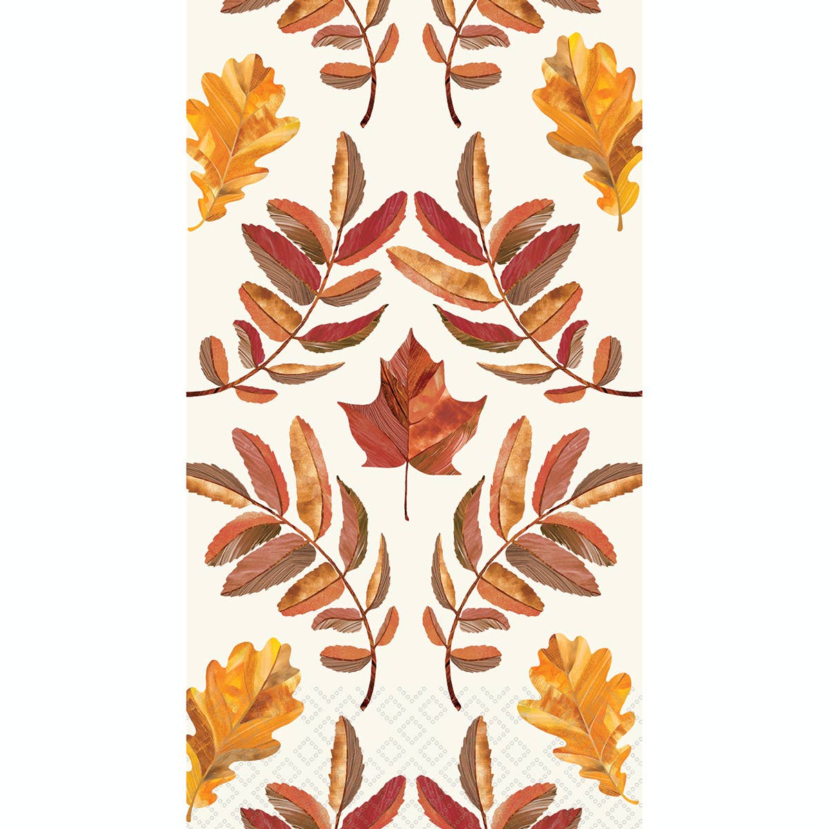 Falling Leaves Tile Paper Guest Towels 16 ct Fall Autumn