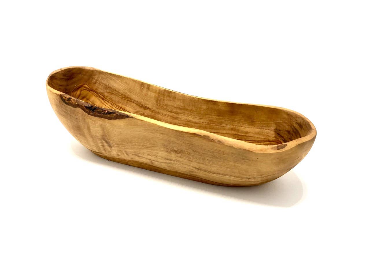 Olive Wood Rustic Bread Bowl