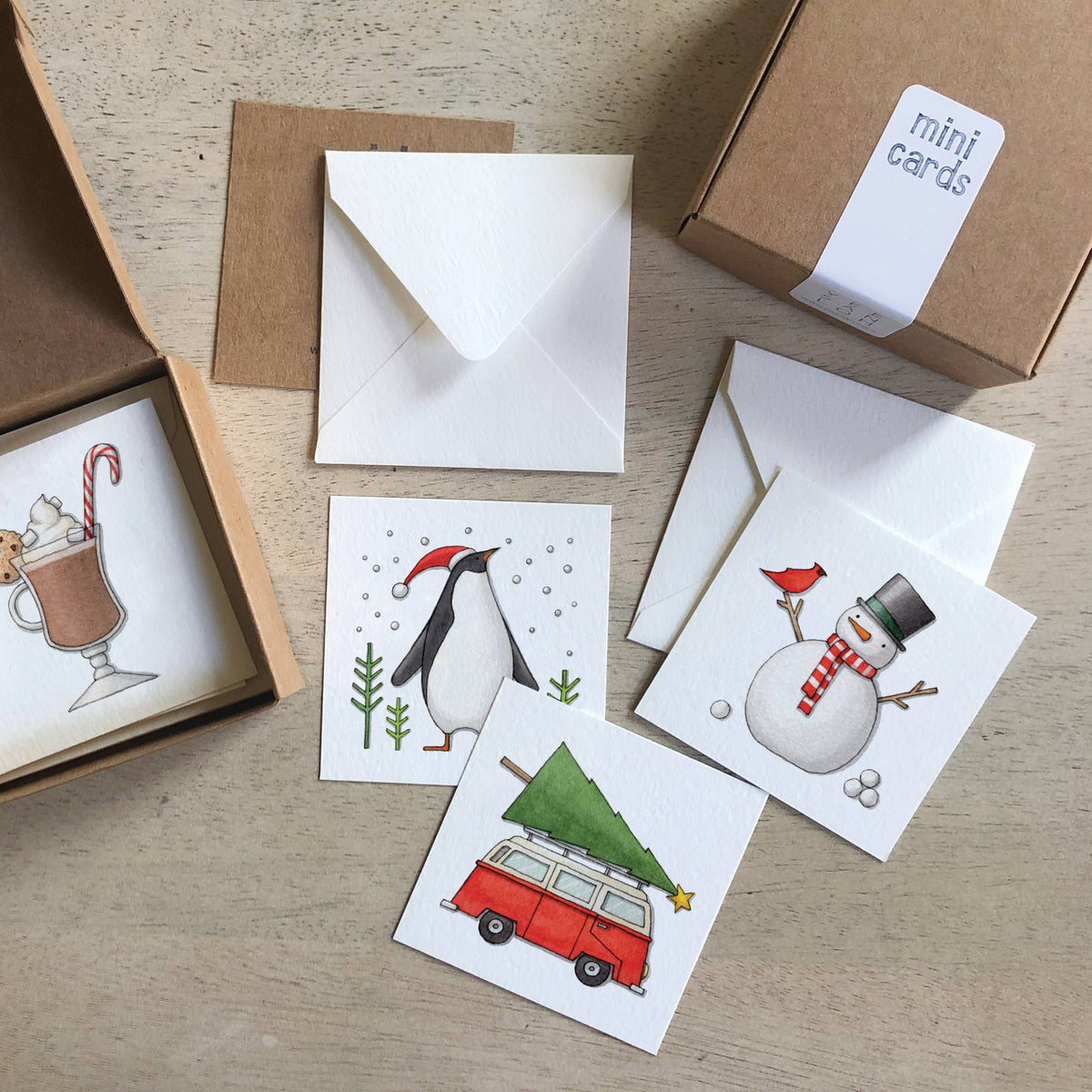 Mini Cards Set / A Merry X'mas
