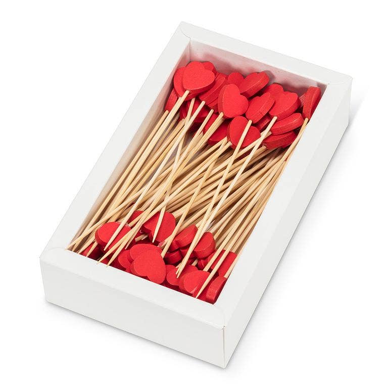 100 Piece Heart Pick-4.5"L