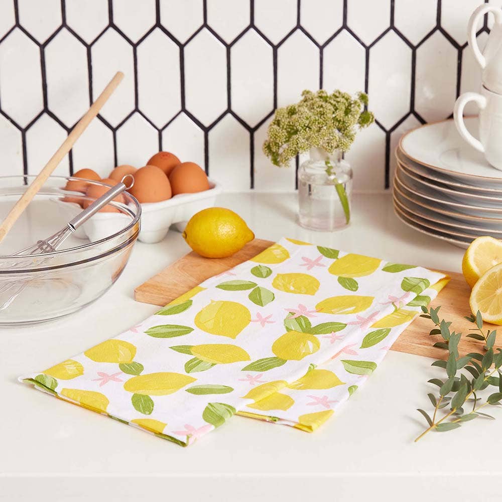 Limone Cotton Kitchen Towels
