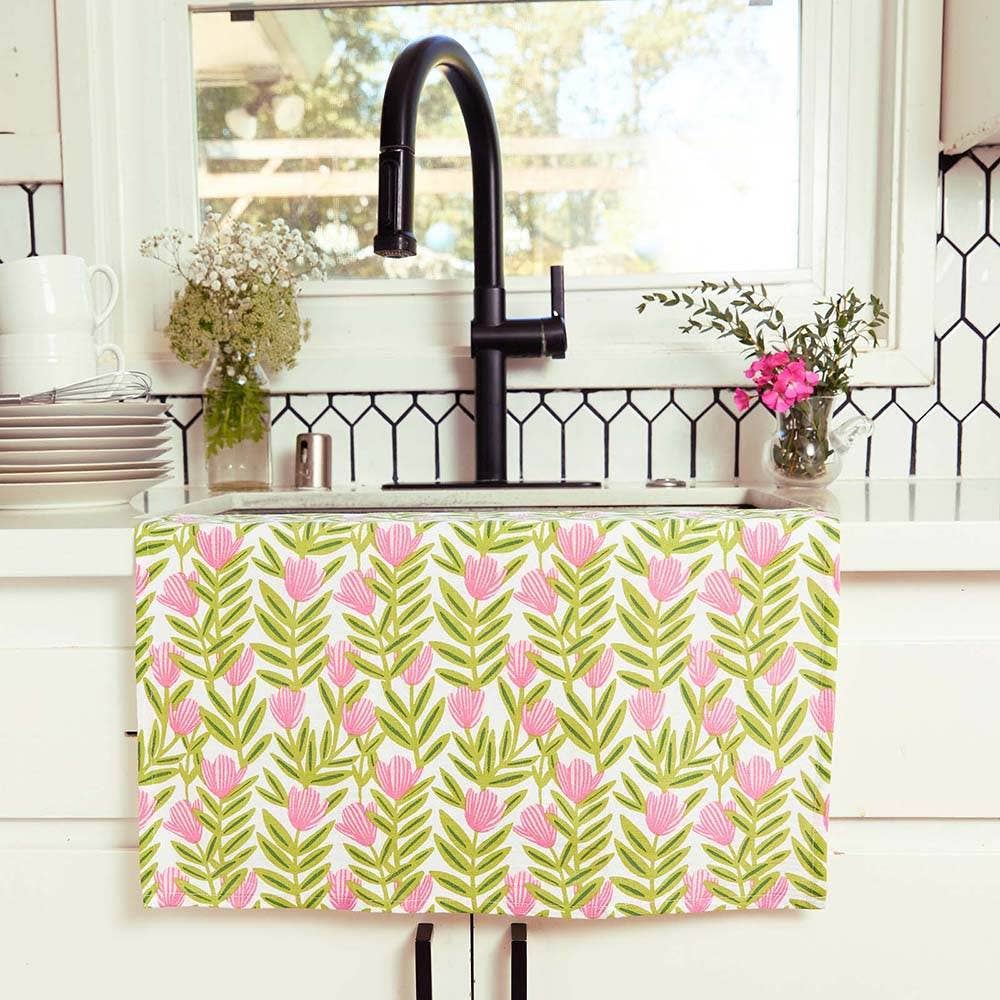 Poppy Papaver Cotton Kitchen Towels