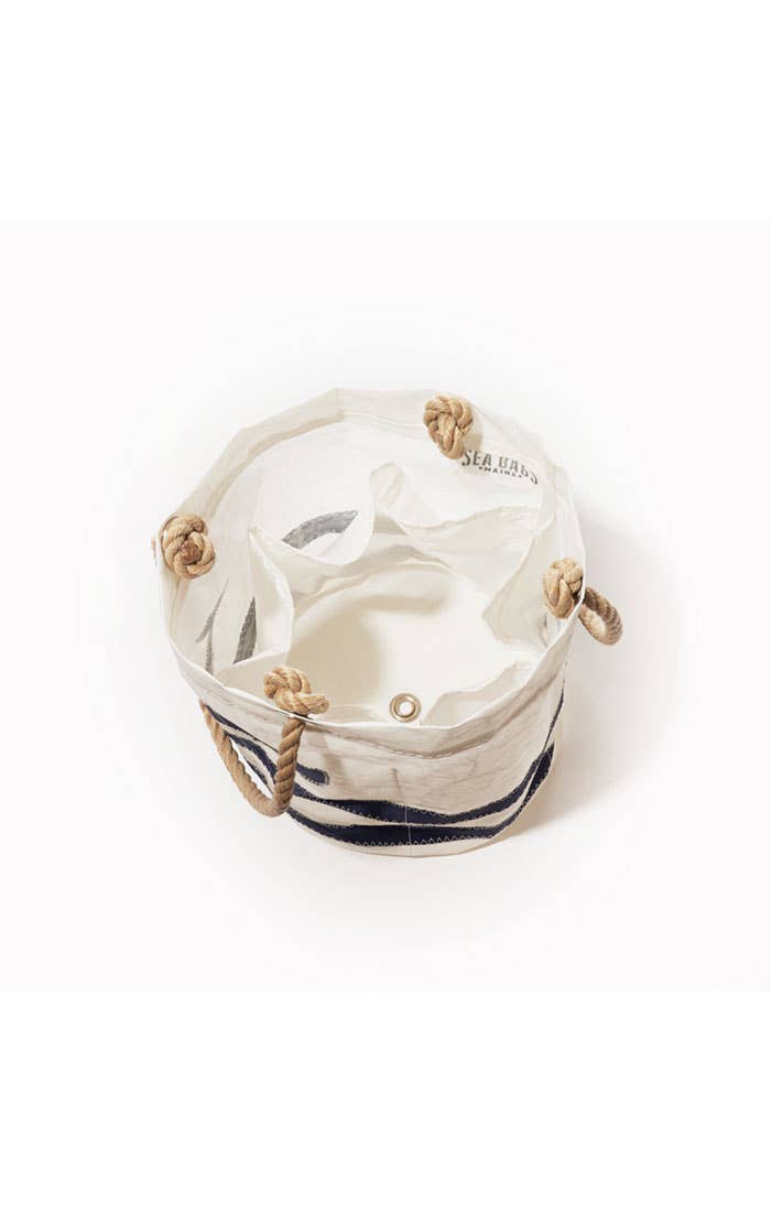 Stripe Whale Beverage Bucket