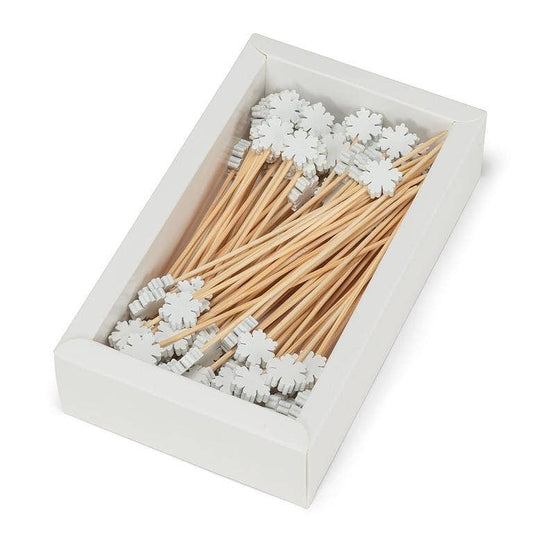 100 Piece Snowflake Pick-4.5"L