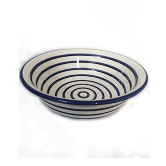 Deep Ceramic Salad Bowl