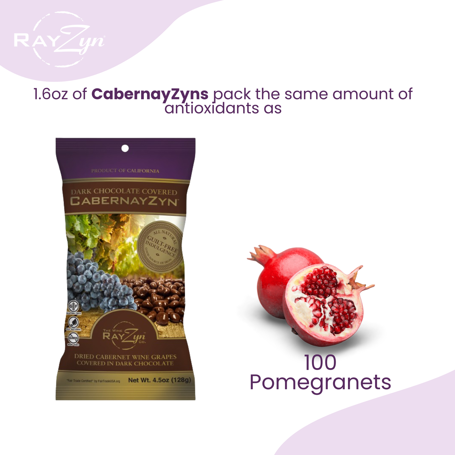 Gourmet Dark Chocolate Cabernet Wine Raisins®