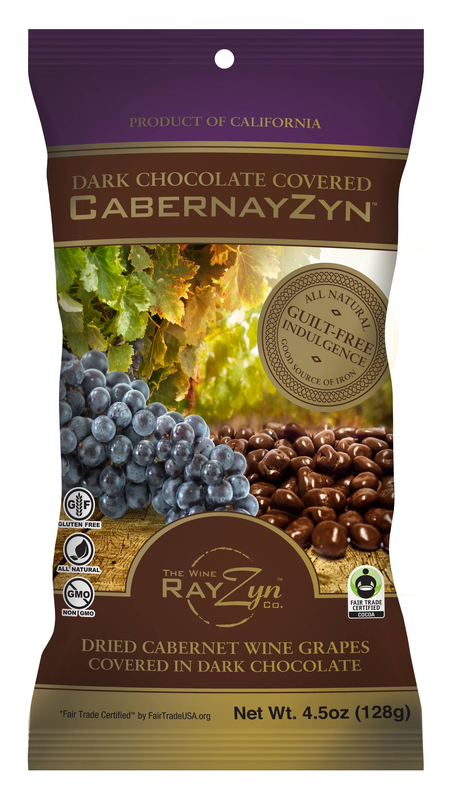 Gourmet Dark Chocolate Cabernet Wine Raisins®