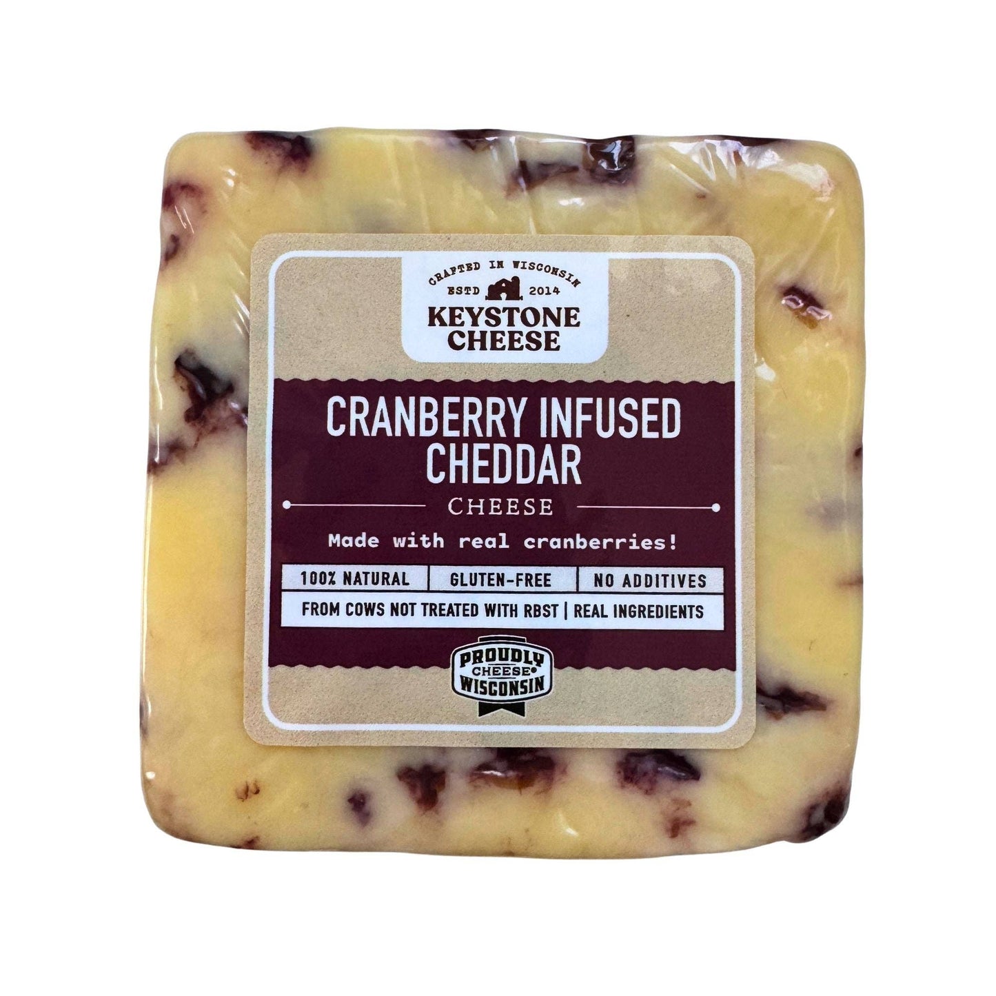 New - Cranberry Infused Cheddar