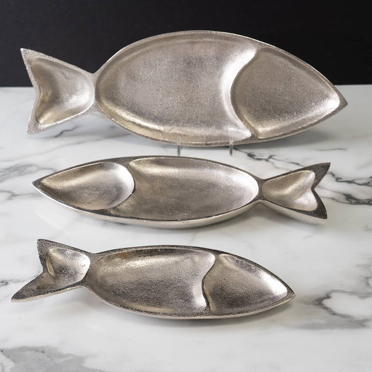 Small Nickel Fish Dish