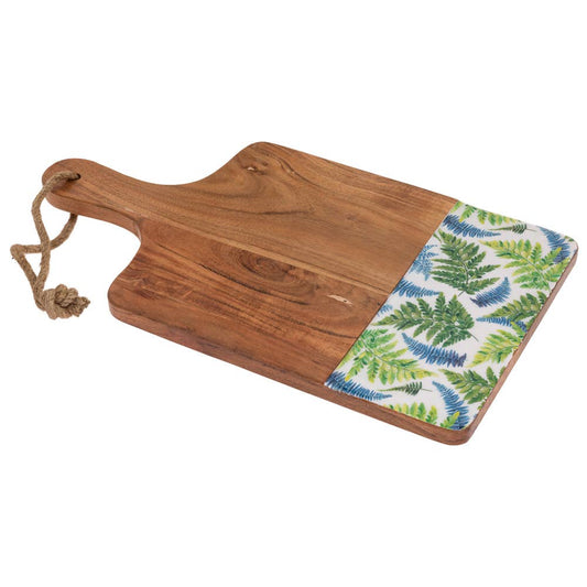 Ferns Cutting Board Mango Wood