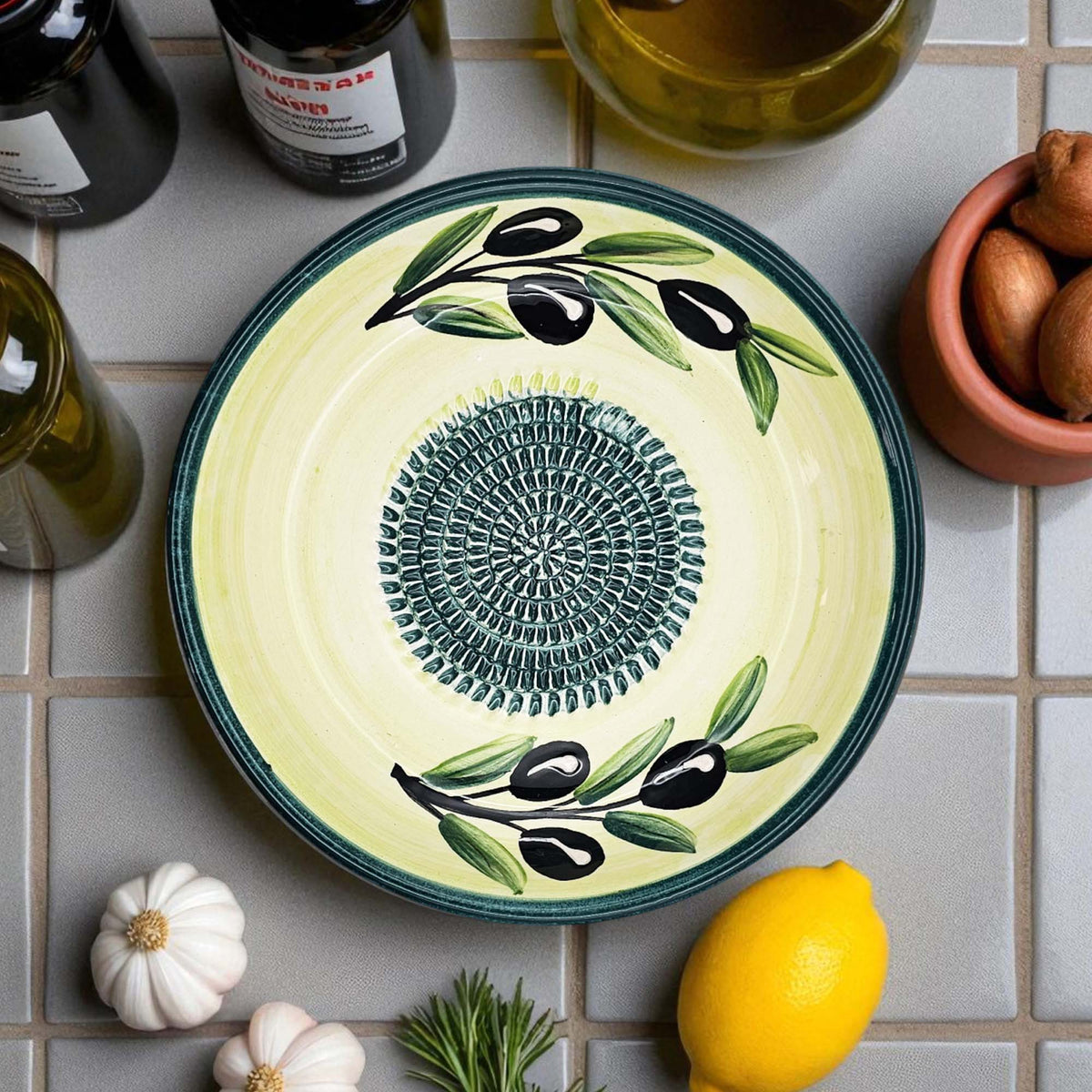 Ceramic Grater Bowl