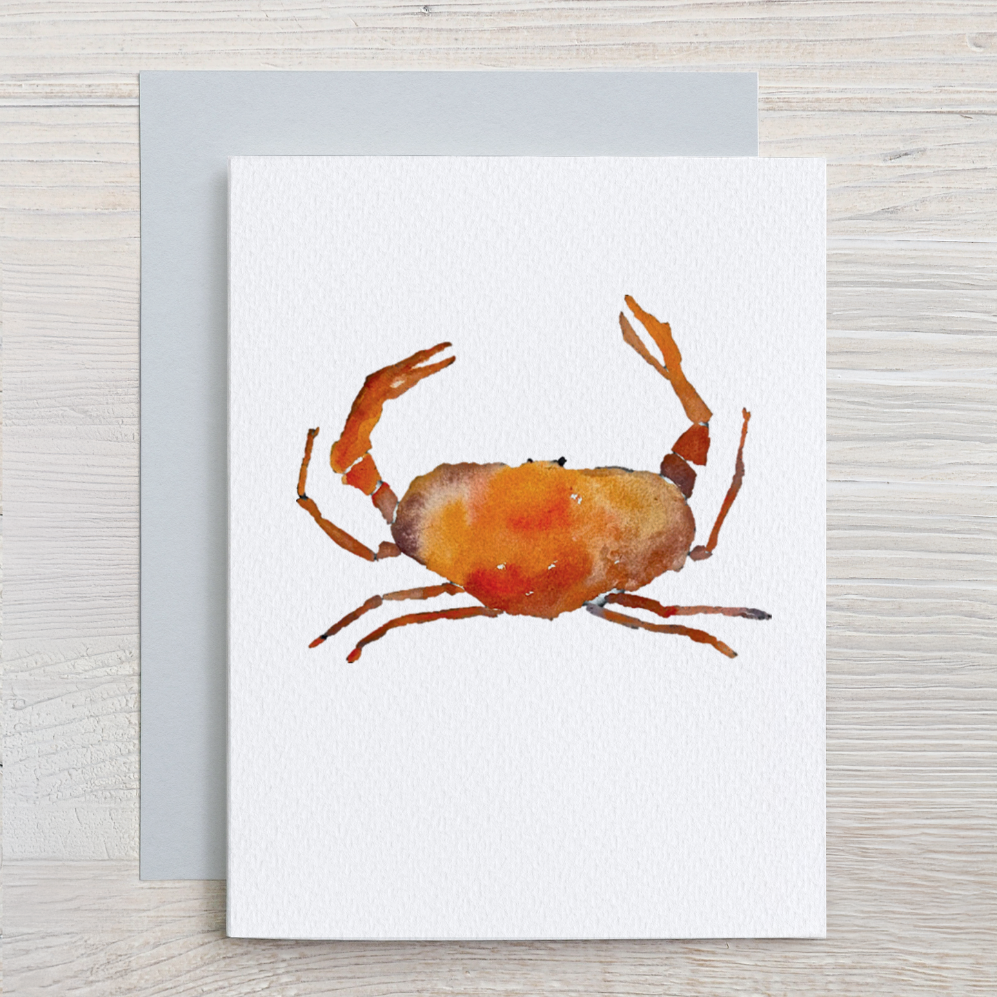 Watercolor Coastal Card Set: 6 Assorted Shell & Buoy Designs
