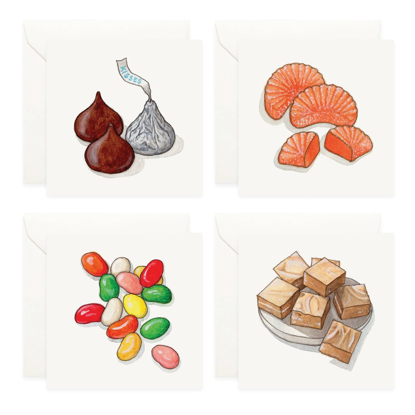 Mini Cards Set / Candies & Sweets